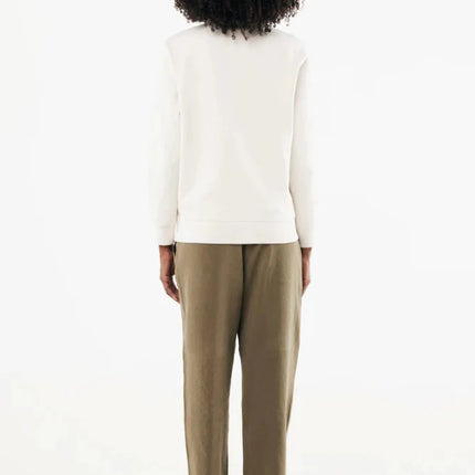 Elgon recycled cotton quarter zip sweater - hospitality