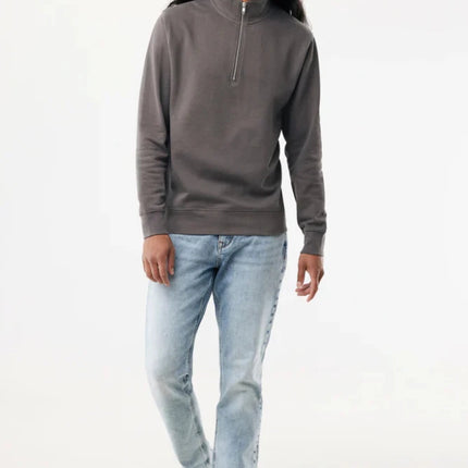 Elgon recycled cotton quarter zip sweater - hospitality