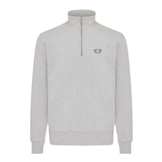 Elgon recycled cotton quarter zip sweater - hospitality
