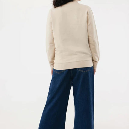 Elgon recycled cotton quarter zip sweater - hospitality