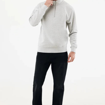 Elgon recycled cotton quarter zip sweater - hospitality