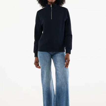 Elgon recycled cotton quarter zip sweater - hospitality