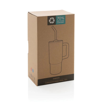 Embrace deluxe RCS recycled stainless steel tumbler 900ml - hospitality