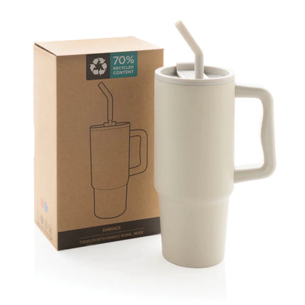 Embrace deluxe RCS recycled stainless steel tumbler 900ml - hospitality
