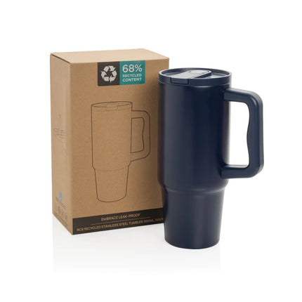 Embrace Leakproof RCS recycled stainless steel tumbler 900ml - hospitality