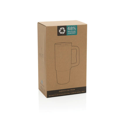 Embrace Leakproof RCS recycled stainless steel tumbler 900ml - hospitality