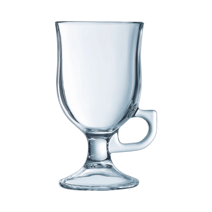 Emerald Isle Irish Coffee Glass 240ml - Tall Latte Glass for Layered Coffee Creations - hospitality