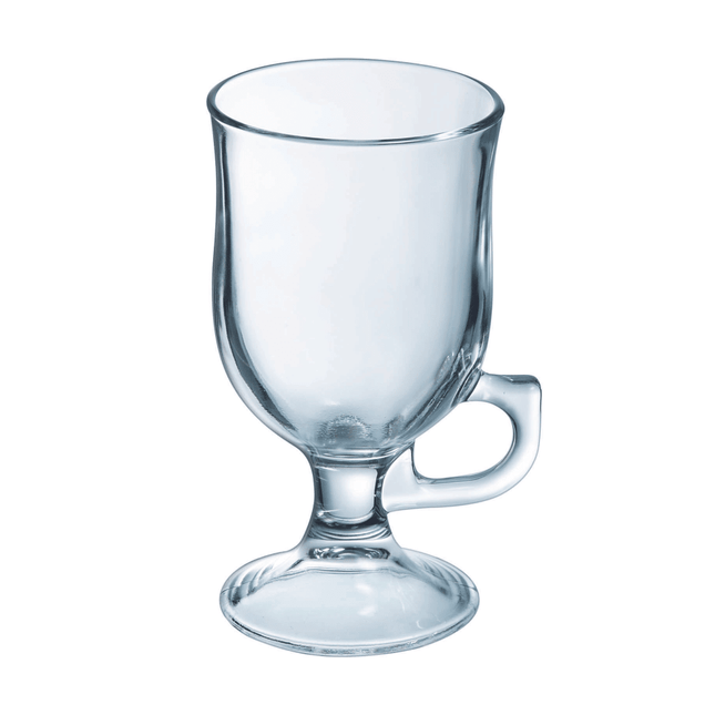 Emerald Isle Irish Coffee Glass 240ml - Tall Latte Glass for Layered Coffee Creations - hospitality