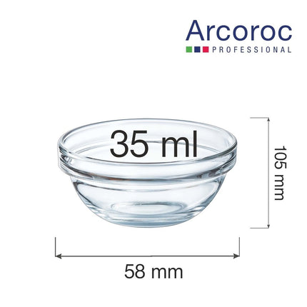 Empilable bowl, 35ml - hospitality