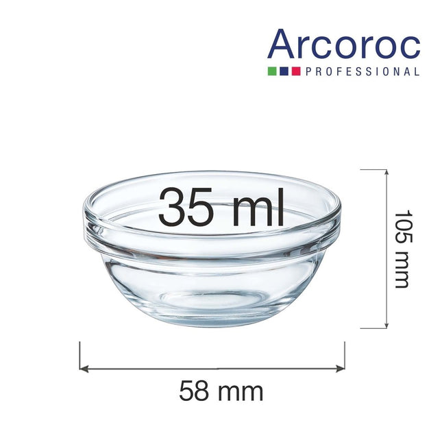 Empilable bowl, 35ml - hospitality