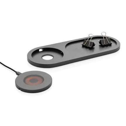 Encore 10W wireless charging valet tray - hospitality