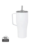 Recycled Stainless steel,Polypropylene / white / 9.7 x 13.1 x 21.6 x ø 9.7 cm