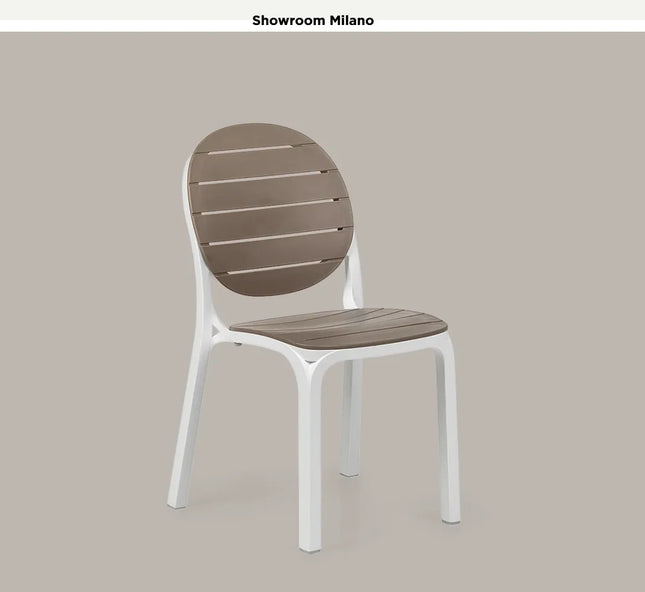 Nardi Erica outdoor chair polypropylene resin stackable outdoor patio