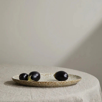 Exclusive Hand Glazed Stoneware Serving Plate From The Atelier Collection Limited Edition - hospitality