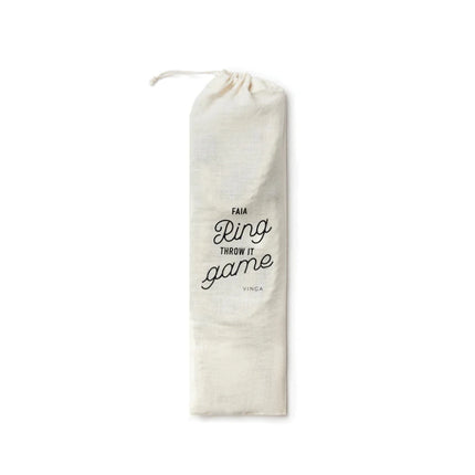 Faia Handcrafted Ring Toss Set Atelier Cotton Bag - hospitality