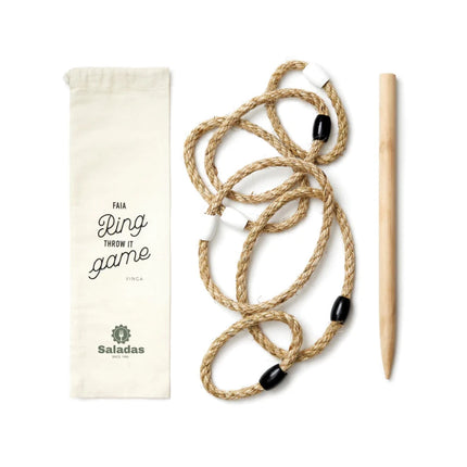 Faia Handcrafted Ring Toss Set Atelier Cotton Bag - hospitality