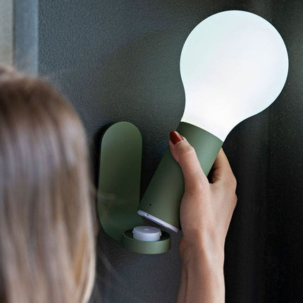 Fermob Aplô Wireless Lamp H.24 cm with Wall Light Bracket - CWDH