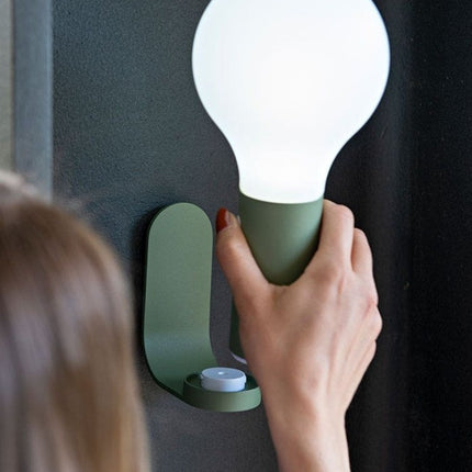 Fermob Aplô Wireless Lamp H.24 cm with Wall Light Bracket - CWDH