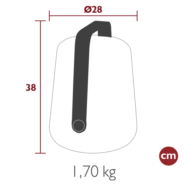 Fermob Balad² Wireless Lamp H.38 cm - CWDH