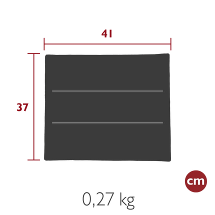 Fermob Basics Outdoor Seat Cushion 37 x 41 cm - CWDH