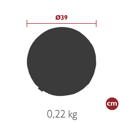 Fermob Basics Outdoor Seat Cushion Ø39 cm - CWDH