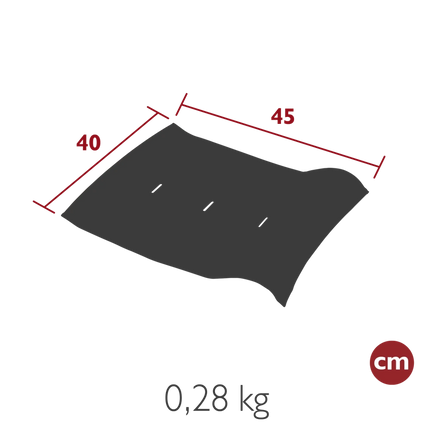 Fermob Basics Skin Outdoor Seat Cushion 45 x 40 cm - CWDH