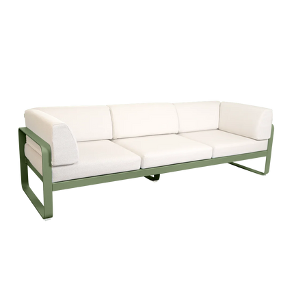 Fermob Bellevie 3-Seater Club Sofa – Cactus frame with Pearl fabric – outdoor sofa for hotels & restaurants, Ireland