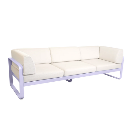 Fermob Bellevie 3-Seater Club Sofa – Marshmallow frame with Pearl fabric – outdoor sofa for hotels & restaurants, Ireland