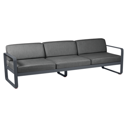 Fermob Bellevie 3-Seater Outdoor Sofa – Anthracite frame with Graphite Grey fabric – outdoor sofa, Ireland