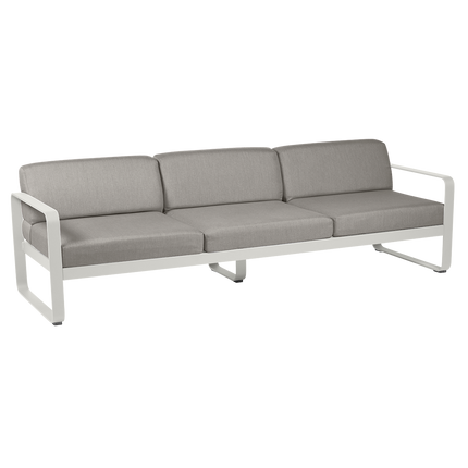 Fermob Bellevie 3-Seater Outdoor Sofa – Clay Grey frame with Grey Taupe fabric – outdoor sofa, Ireland
