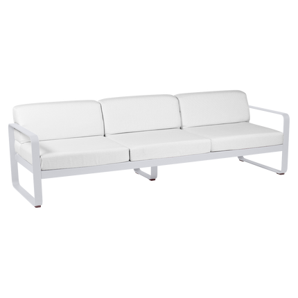 Fermob Bellevie 3-Seater Outdoor Sofa – Cotton White frame with Off-White fabric – outdoor sofa, Ireland