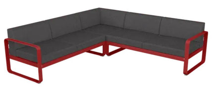 Fermob Bellevie Composition 2 Modular Outdoor Lounge Set - hospitality