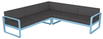Fermob Bellevie Composition 2 Modular Outdoor Lounge Set - hospitality