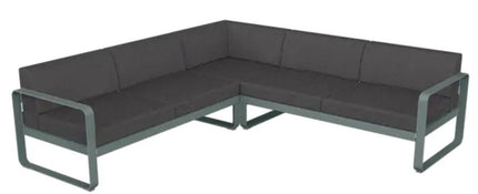 Fermob Bellevie Composition 2 Modular Outdoor Lounge Set - hospitality