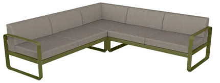 Fermob Bellevie Composition 2 Modular Outdoor Lounge Set - hospitality