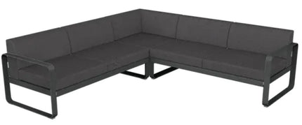 Fermob Bellevie Composition 2 Modular Outdoor Lounge Set - hospitality
