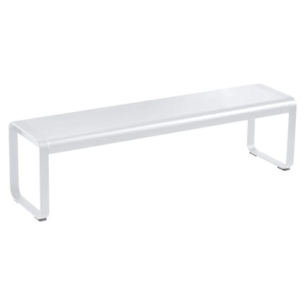 Fermob Bellevie Premium bench in Cotton White – reinforced 3-seater outdoor bench for hotel and restaurant terraces, Ireland