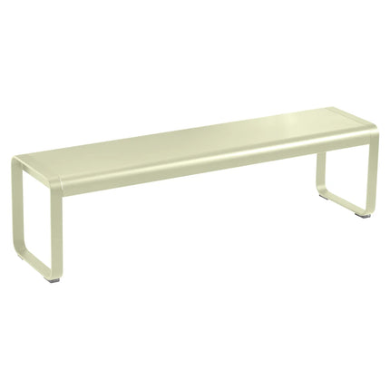 Fermob Bellevie Premium bench in Willow Green – reinforced 3-seater outdoor bench for hotel and restaurant terraces, Ireland