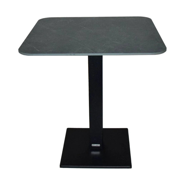 Fermob Capuccino Bistro Table 70 × 70 cm – Basalt Base, Guatemala Marble Top - CWDH