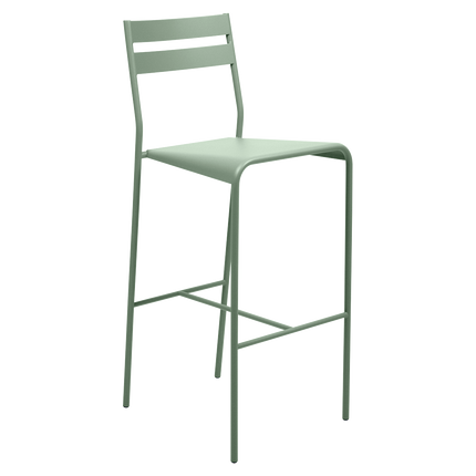 Fermob Facto Outdoor Bar Chair in Cactus – outdoor bar chair for hospitality terraces