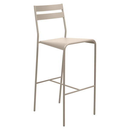 Fermob Facto Outdoor Bar Chair in Nutmeg – outdoor bar chair for hospitality terraces