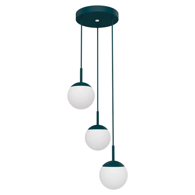 Fermob Mooon! Triple Pendant Lights Ø15 cm - CWDH