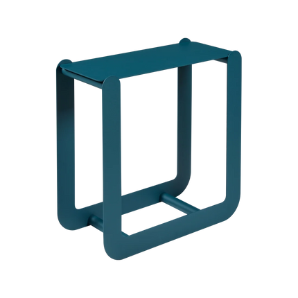 Fermob Nevado Log Holder in Acapulco Blue – outdoor furniture for hotels & restaurants, Ireland
