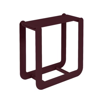 Fermob Nevado Log Holder in Black Cherry – outdoor furniture for hotels & restaurants, Ireland