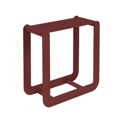 Fermob Nevado Log Holder in Chilli – outdoor furniture for hotels & restaurants, Ireland