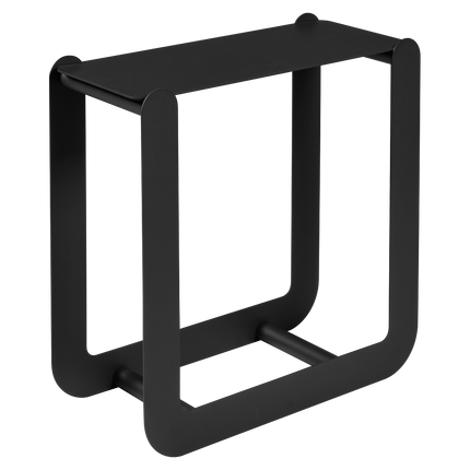 Fermob Nevado Steel Log Holder in Liquorice – outdoor furniture for hotels & restaurants, Ireland