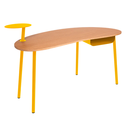 Fermob Nuage Oak Desk in Honey – outdoor desk for hotels & restaurants, Ireland