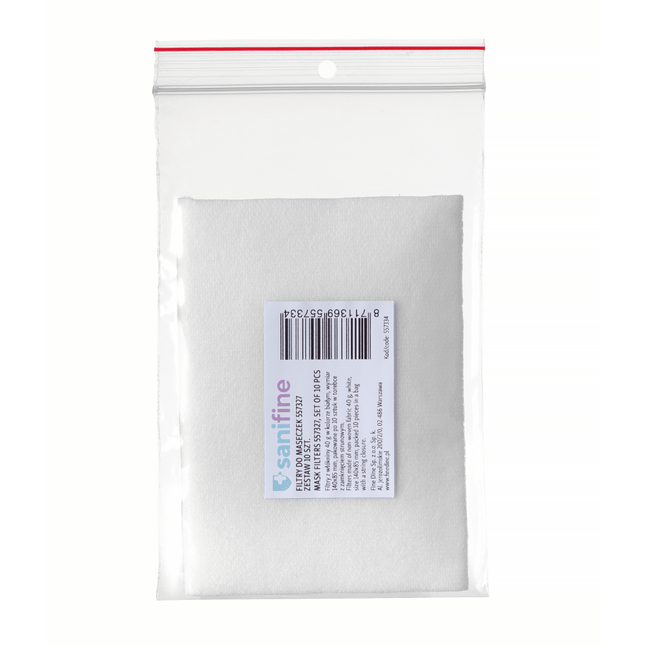 Filters for mask 557327- set of 10 pcs - hospitality