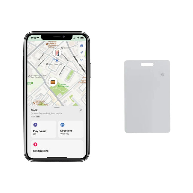 Findit Dual RCS rplastic ultra-thin finder card rechargeable - hospitality