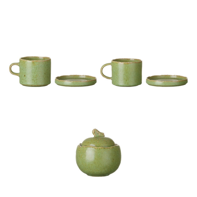 Fine Dine Edenic Coffee Service Set – Cups & Saucers by the Dozen – set contents